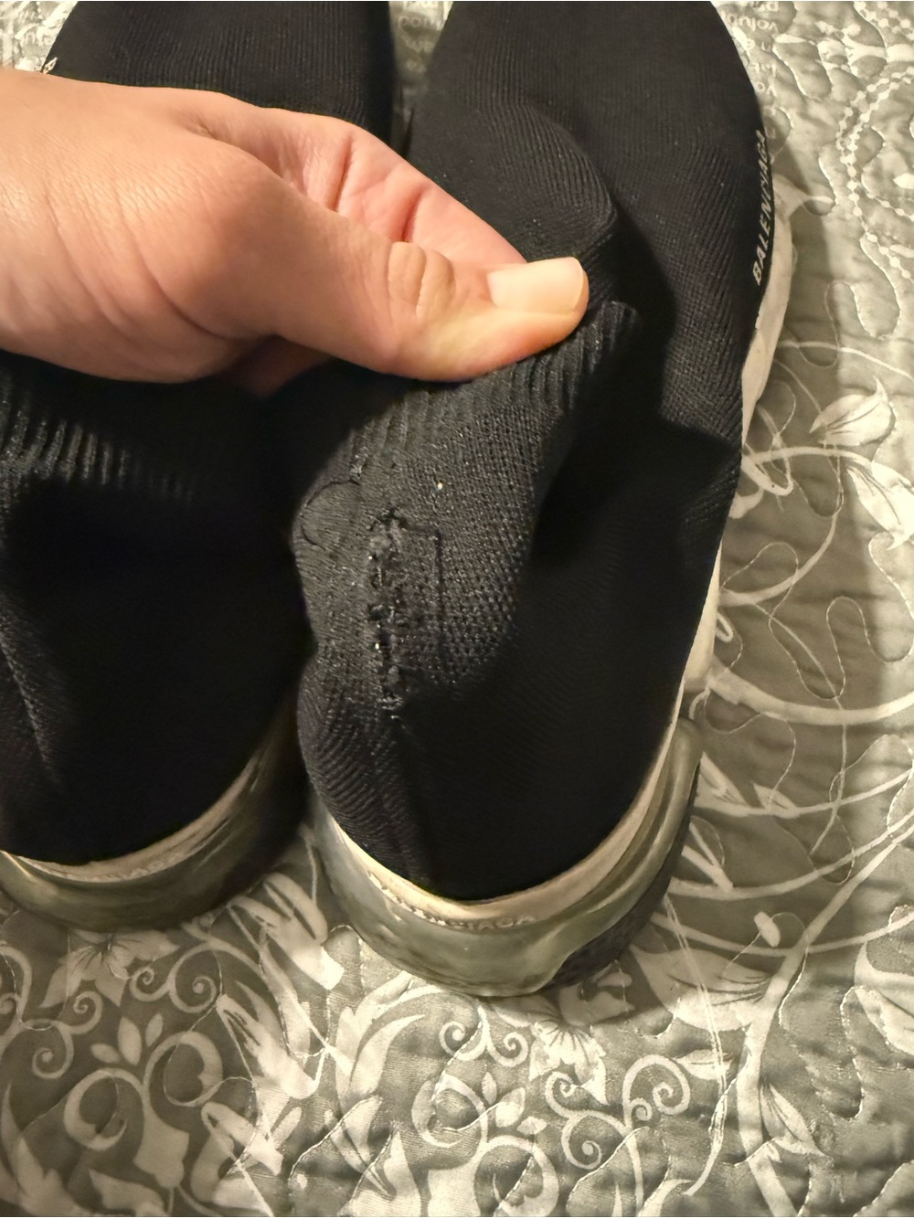 Balenciaga Black Sock Knit Speed Trainer Sneakers - Picture 7 of 10